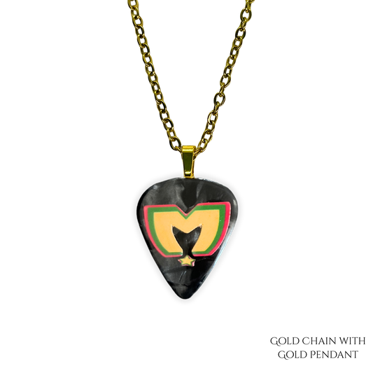 Rasta Vibes: The Movement Guitar Pick Necklace