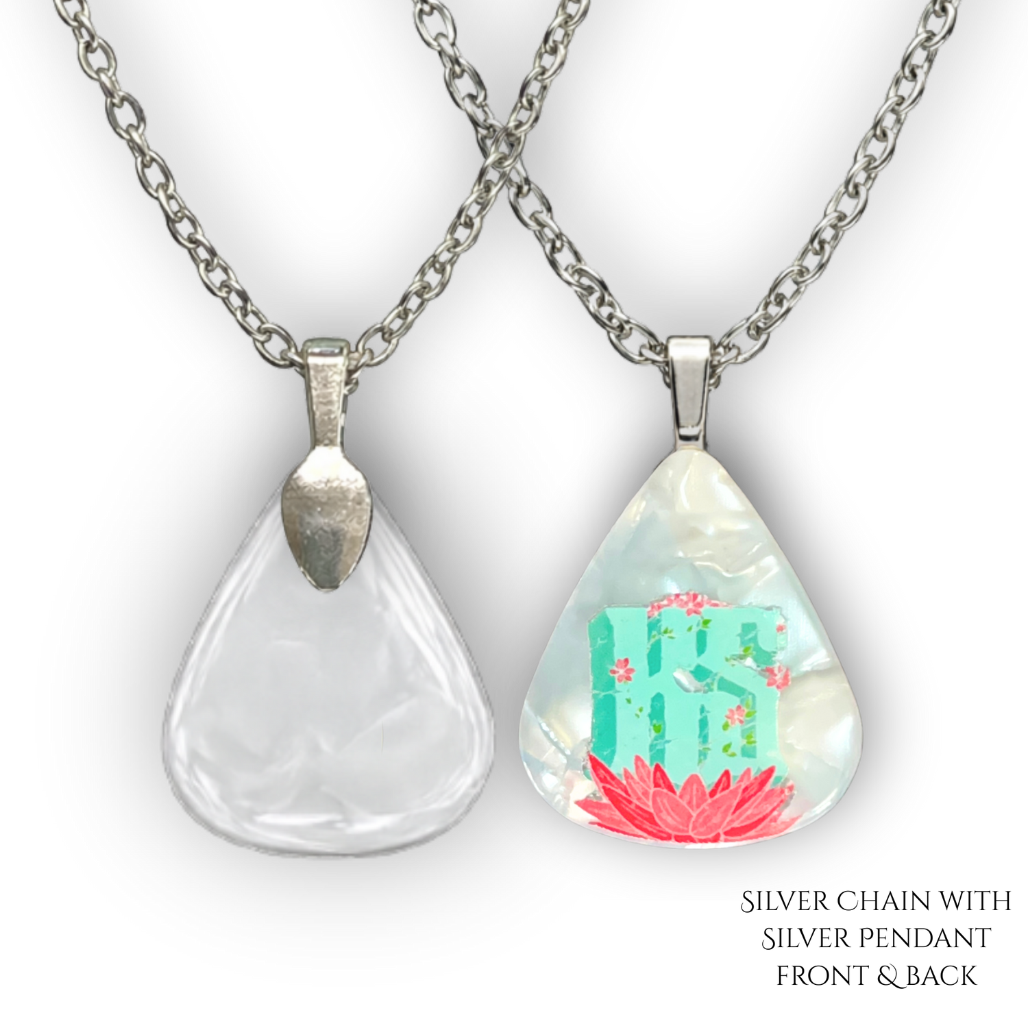 Kyle Smith "White Lotus" Guitar Pick Necklace
