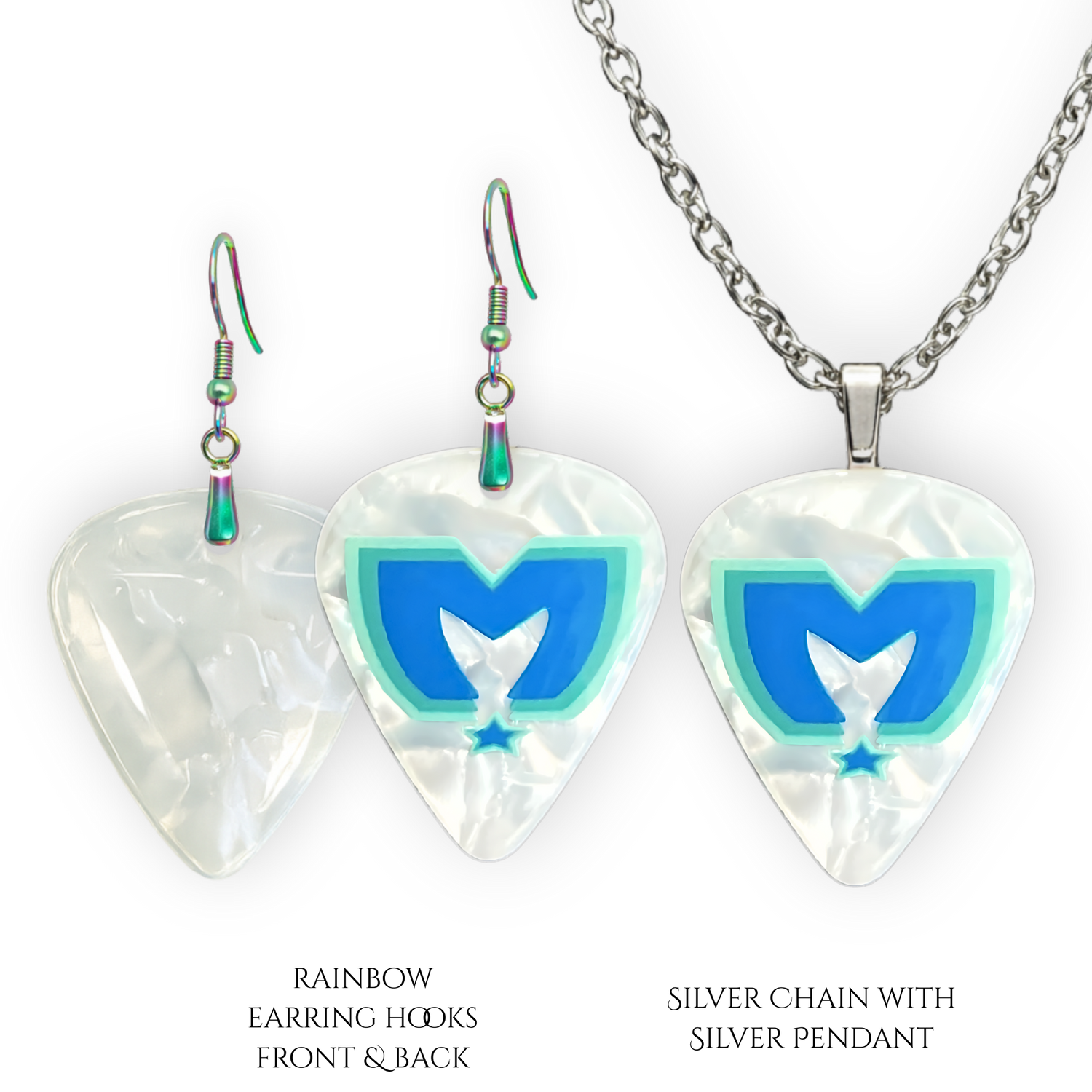 Blue Mirage: The Movement Guitar Pick Set