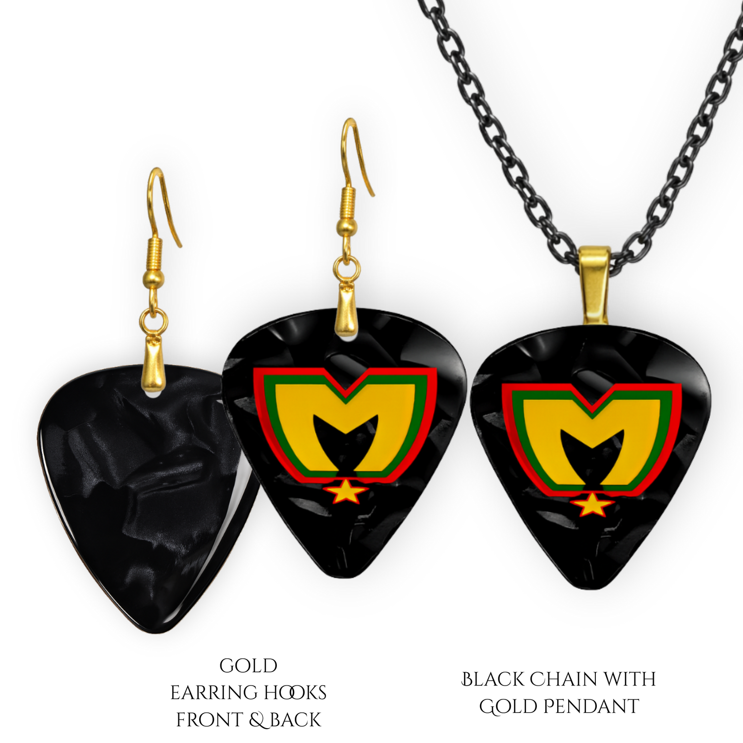 Rasta Vibes: The Movement Guitar Pick Set