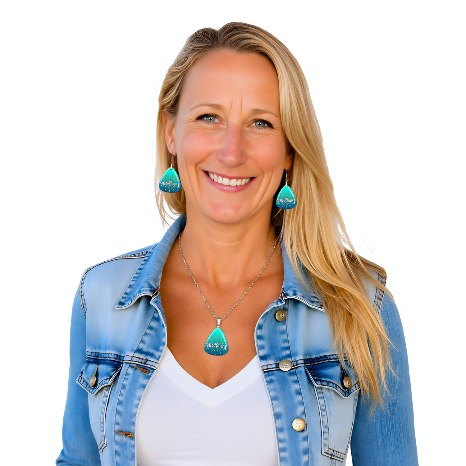 The Movement Sunburst Earring and Pendant Set