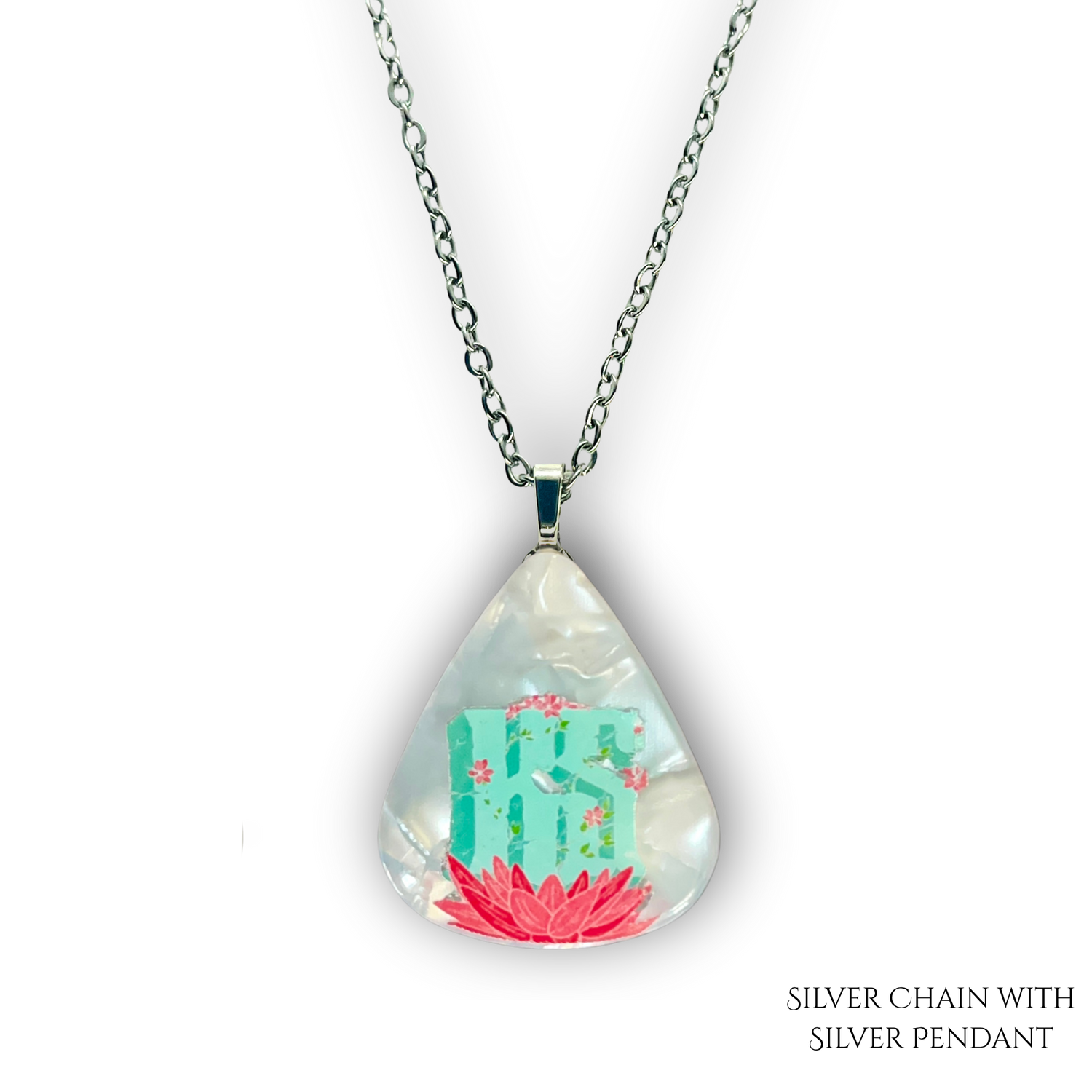 Kyle Smith "White Lotus" Guitar Pick Necklace