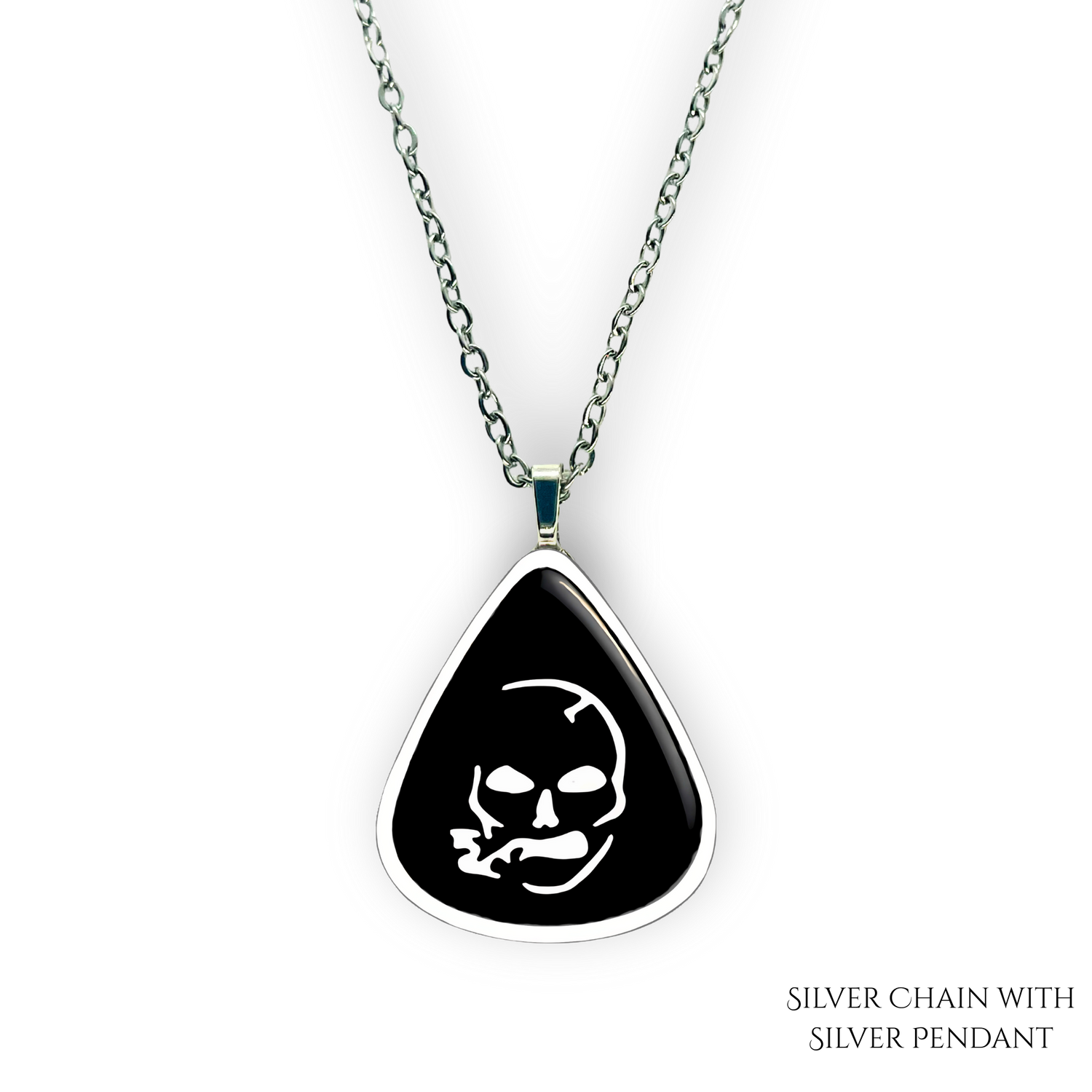 SS Smoking Skull Necklace