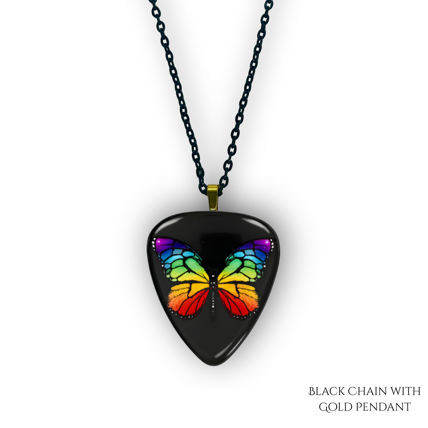 Rainbow Monarch Necklace