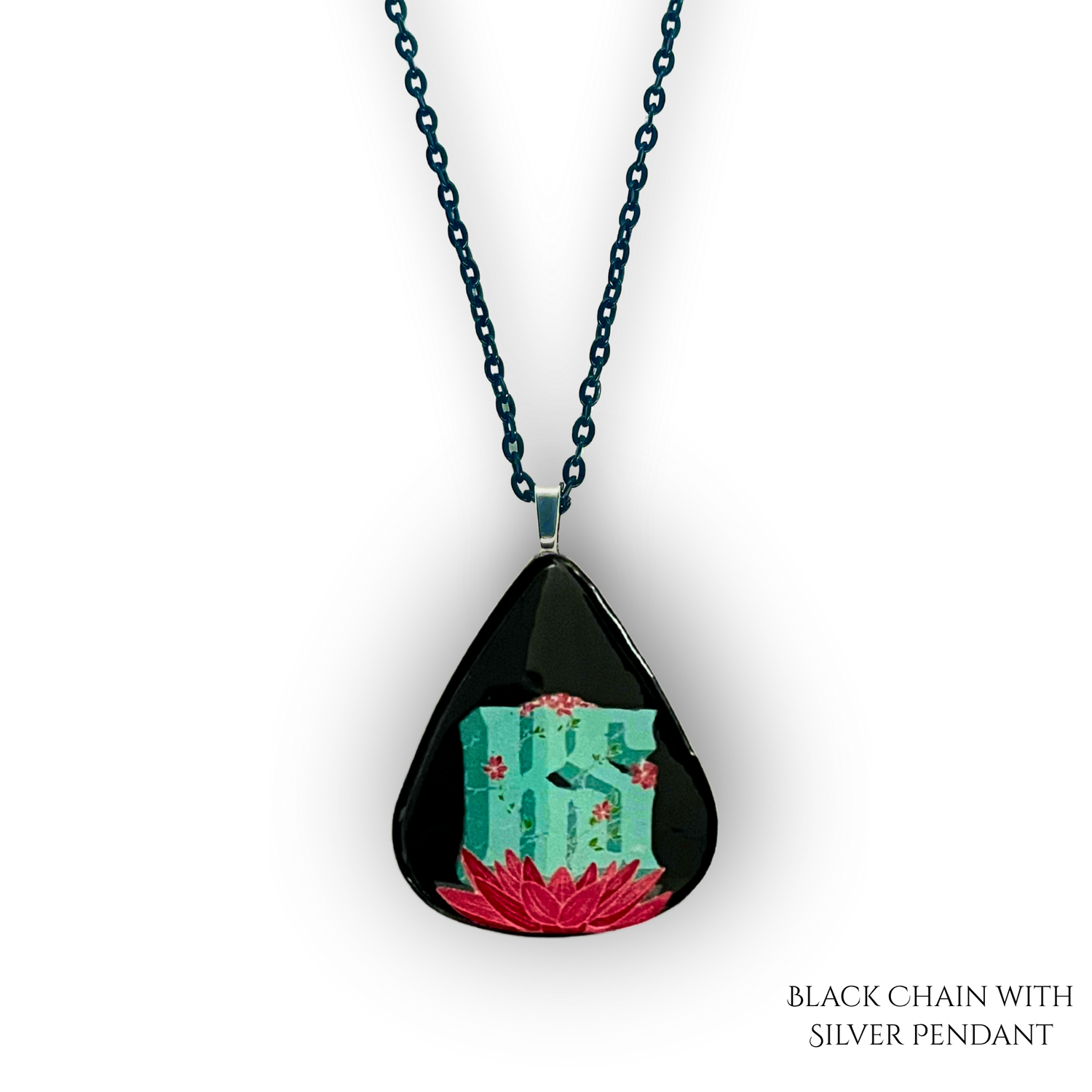 Kyle Smith "Black Lotus" Guitar Pick Necklace