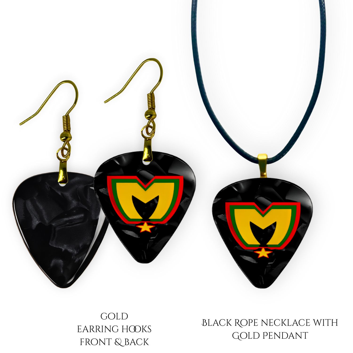 Rasta Vibes: The Movement Guitar Pick Set