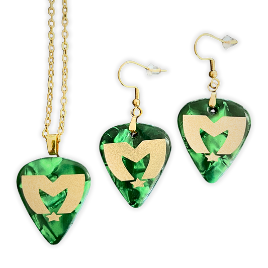 Green & Champagne: The Movement Guitar Pick Set