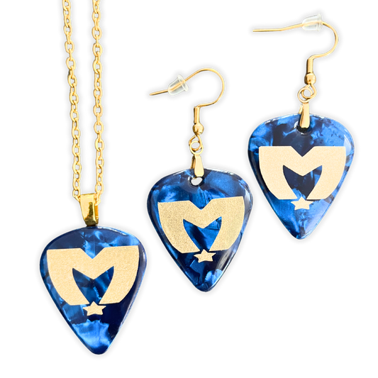 Blue & Champagne: The Movement Guitar Pick Set