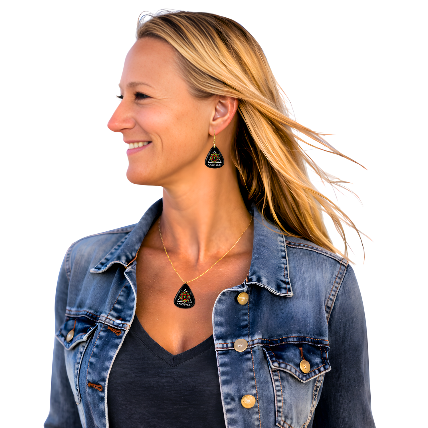 Roots & Radiance – Aaron Wolf Earrings