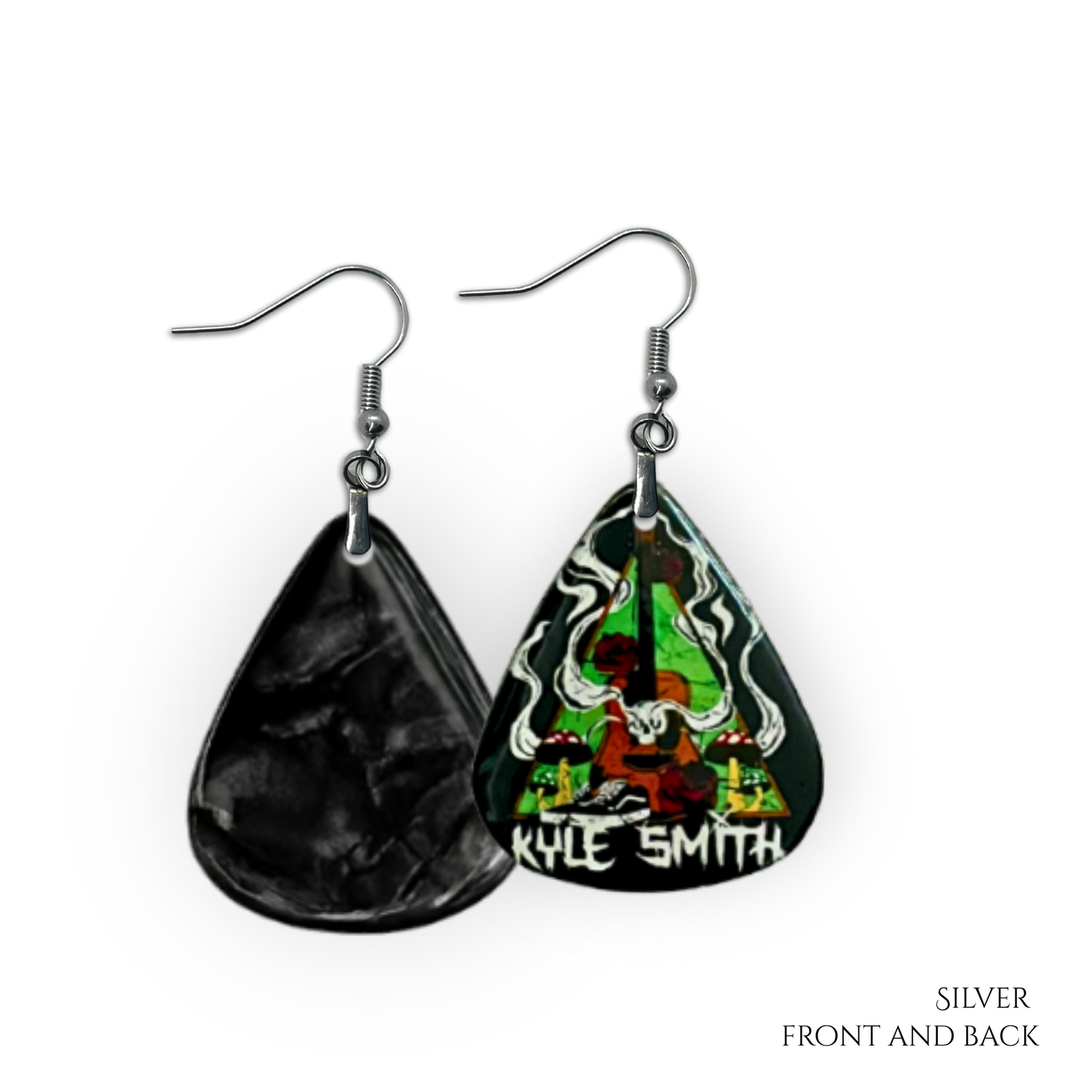 Kyle Smith “Sirens Rose” Guitar Pick Earrings