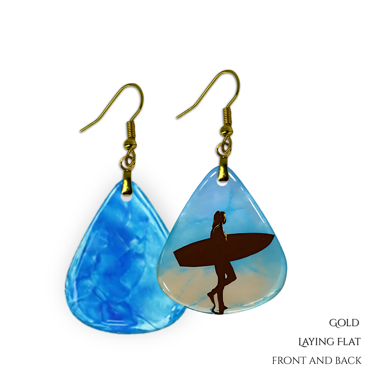 Saltwater Soul – Surfer Earrings