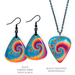 Step into the rhythm with GRF – Psychedelic Flight Set, a vibrant handcrafted jewelry piece inspired by the Golden Road Festival. Glossy epoxy finish, radiant butterfly design, and pure jam band energy in every detail.