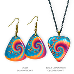 Step into the rhythm with GRF – Psychedelic Flight Set, a vibrant handcrafted jewelry piece inspired by the Golden Road Festival. Glossy epoxy finish, radiant butterfly design, and pure jam band energy in every detail.