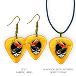 Necklace pendant from GRF – Golden Road Flight collection featuring the Golden Road Festival and Grateful Dead inspired design.