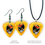 Necklace pendant from GRF – Golden Road Flight collection featuring the Golden Road Festival and Grateful Dead inspired design.