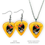 Necklace pendant from GRF – Golden Road Flight collection featuring the Golden Road Festival and Grateful Dead inspired design.
