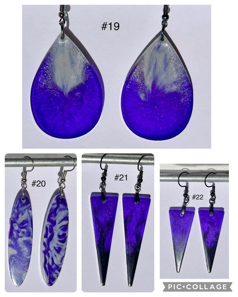Lightweight, Handcrafted Earrings - Philip Simmons Colors